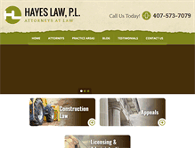 Tablet Screenshot of const-law.com